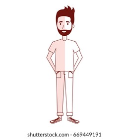 young man model avatar character