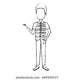young man model avatar character