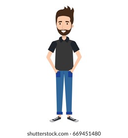 young man model avatar character