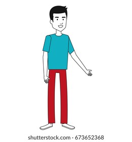 young man model avatar character