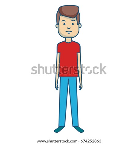 young man model avatar character