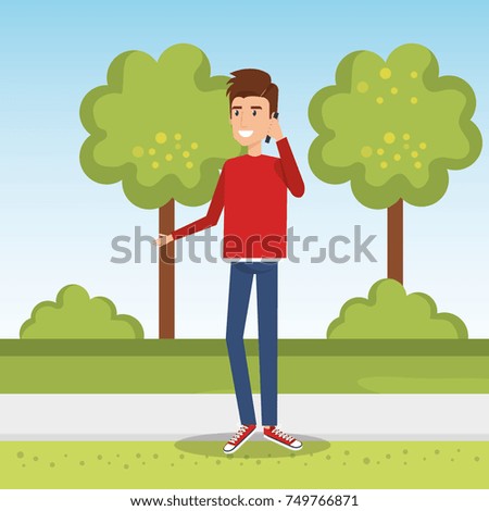young man model avatar character