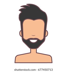 young man model shirtless avatar character