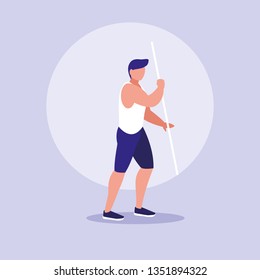young man practicing gymnasia in bars