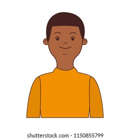 Young man profile