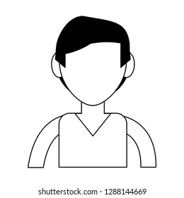 young man profile