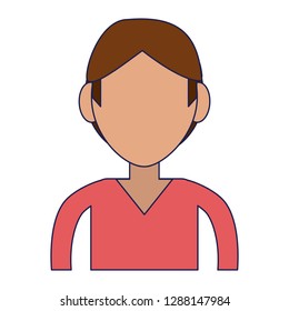 young man profile