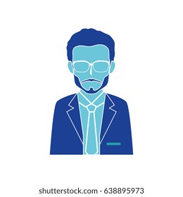 Young man profile