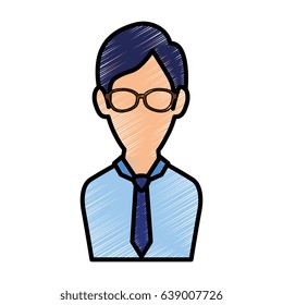 Young man profile
