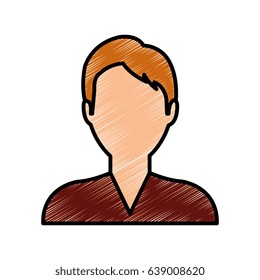Young man profile