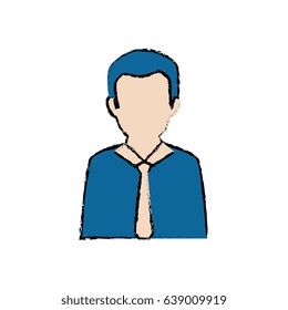 Young man profile