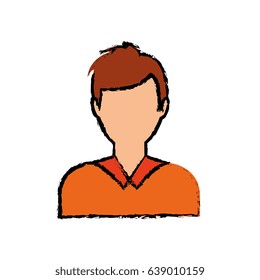 Young man profile