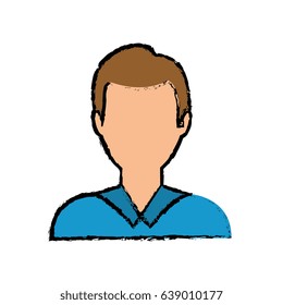 Young man profile