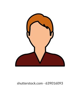 Young man profile