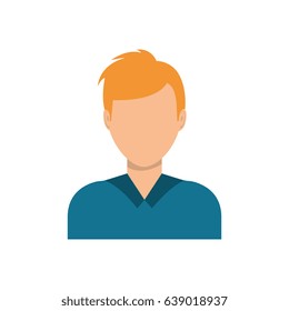 Young man profile