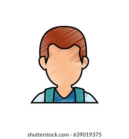 Young man profile
