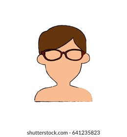 Young man profile