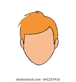 Young man profile