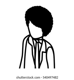 Young Man profile icon vector illustration graphic design