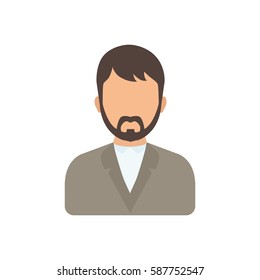 Young man profile icon vector illustration graphic design