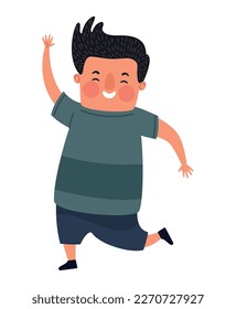 personaje joven de actividad