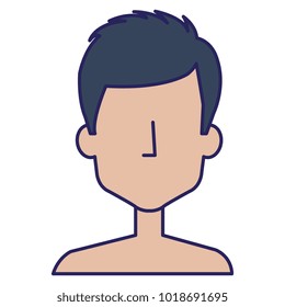 young man shirtless avatar character