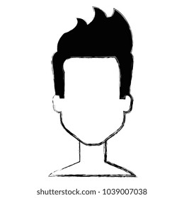 young man shirtless avatar character