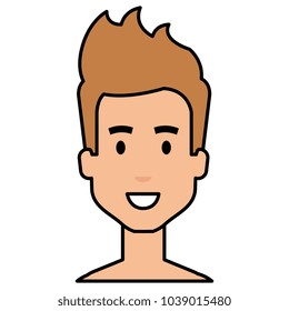 young man shirtless avatar character