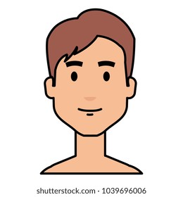 young man shirtless avatar character