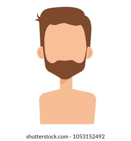 young man shirtless avatar character