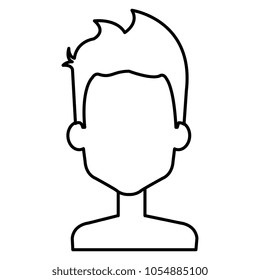 young man shirtless avatar character