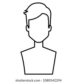 young man shirtless avatar character