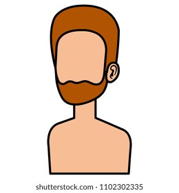 young man shirtless avatar character