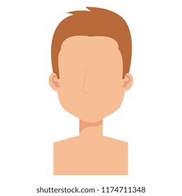 young man shirtless avatar character