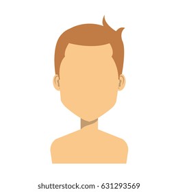 young man shirtless avatar character