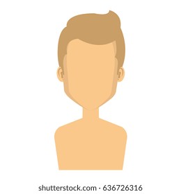 young man shirtless avatar character