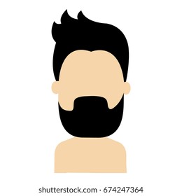 young man shirtless avatar character