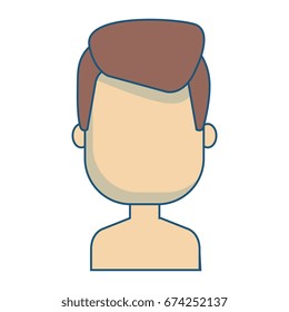 young man shirtless avatar character