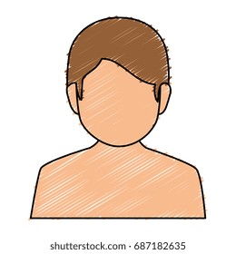 young man shirtless avatar character