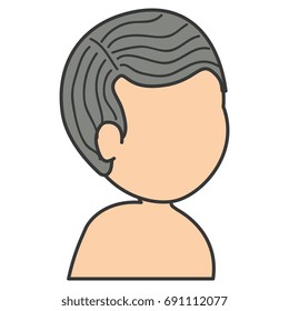 young man shirtless avatar character
