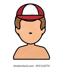 young man shirtless avatar character