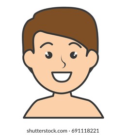 young man shirtless avatar character