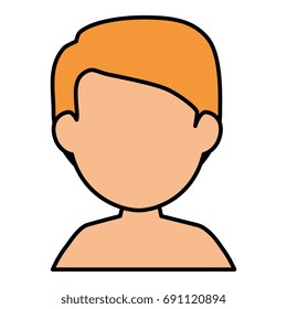 young man shirtless avatar character