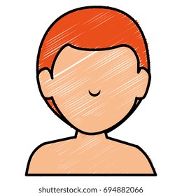 young man shirtless avatar character