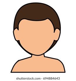 young man shirtless avatar character