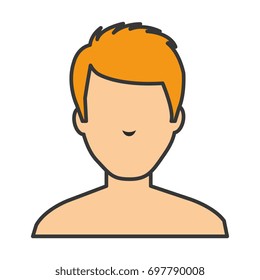 young man shirtless avatar character