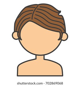 young man shirtless avatar character