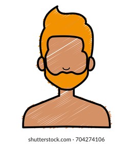young man shirtless avatar character