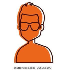young man shirtless avatar character