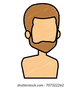 young man shirtless avatar character
